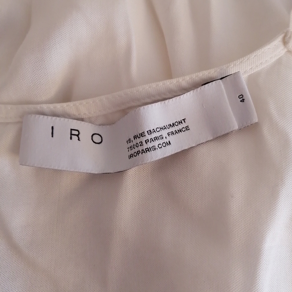 IRO Off-White Knot-Front Blouse - Picture 7 of 8